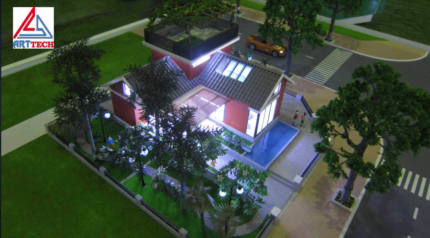 Biệt thự sân vườn cao cấp tại Mô hình ArtTech