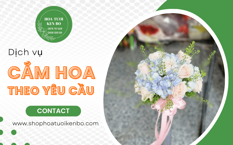 cắm hoa theo yêu cầu