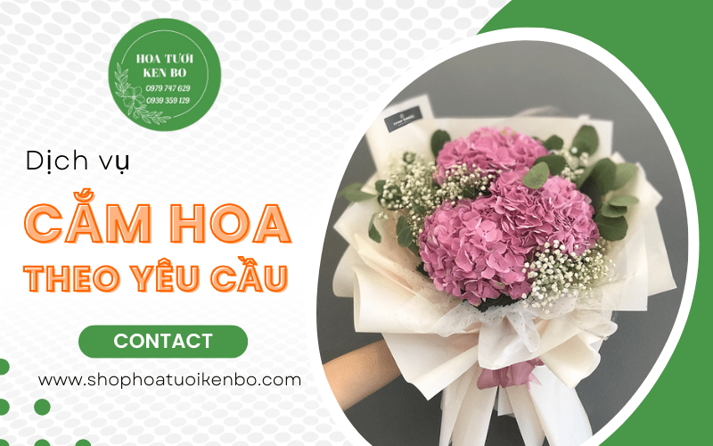cắm hoa theo yêu cầu