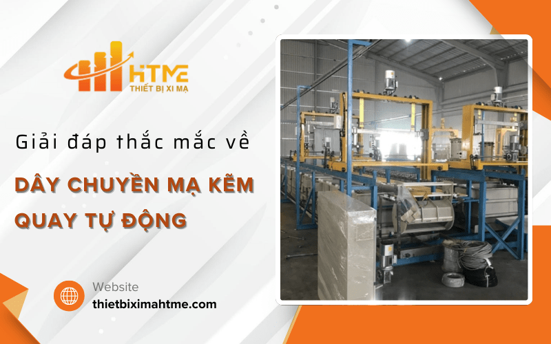 dây chuyền mạ kẽm quay tự động