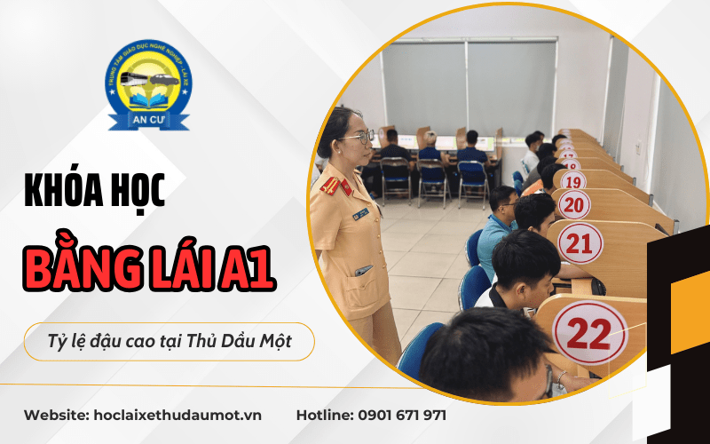 khóa học bằng lái xe máy A1 Thủ Dầu Một