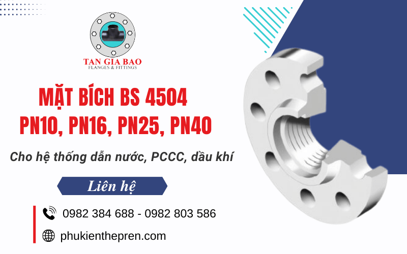 Mặt bích BS 4504 PN16