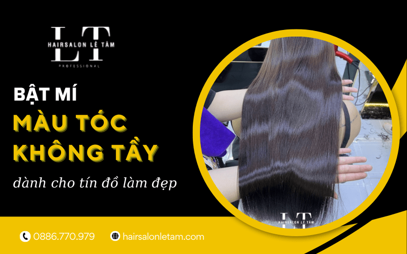 màu tóc không tẩy