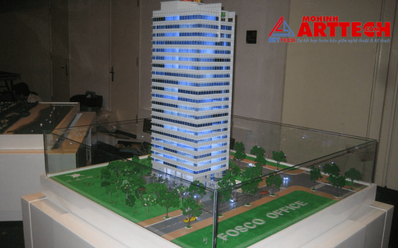 Mô hình cao ốc văn phòng