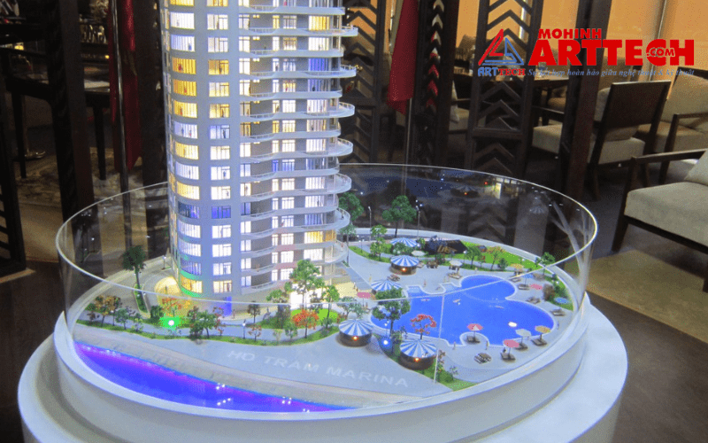 Mô hình cao ốc văn phòng