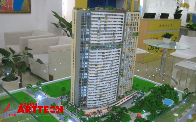 Mô hình cao ốc văn phòng