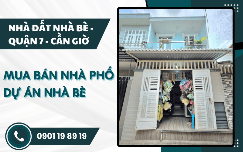 mua bán nhà phố dự án Nhà Bè