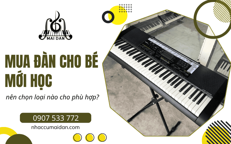 mua đàn piano cho bé mới học