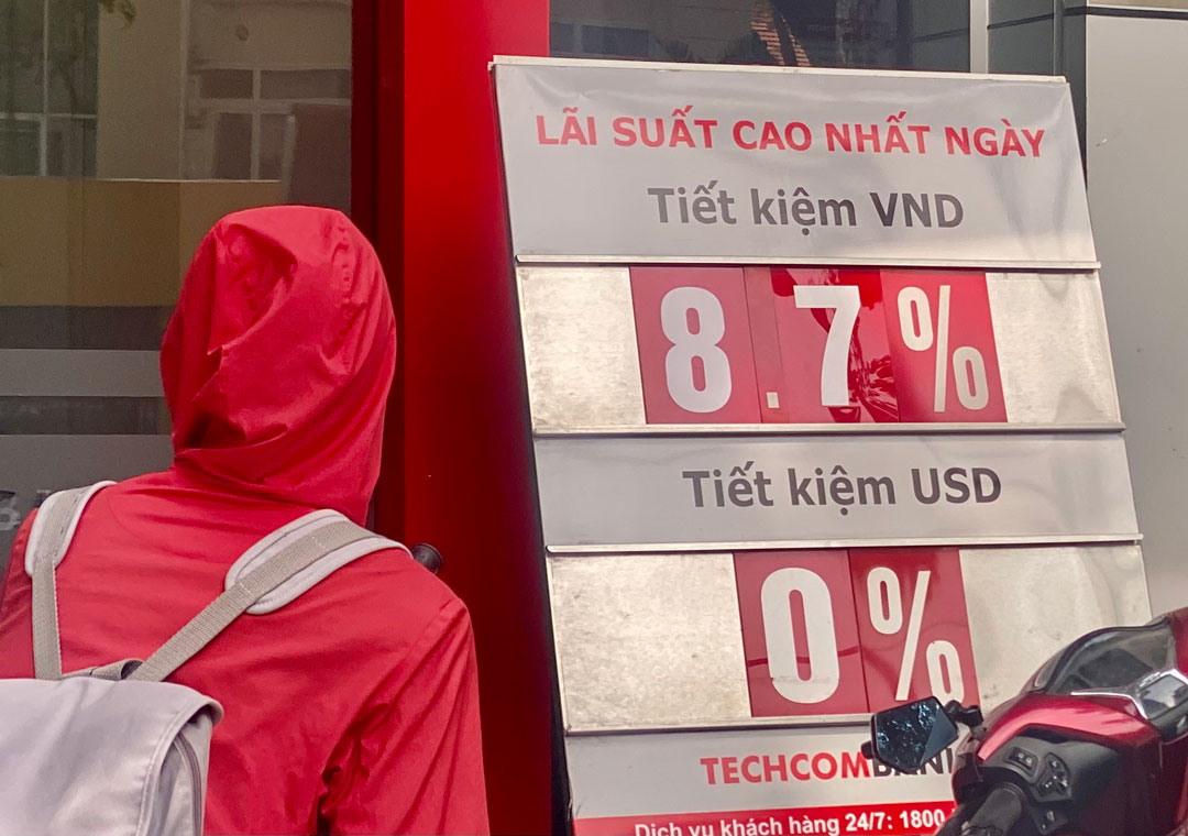 Mức lãi xuất lên đến 9% của một số ngân hàng trong kỳ hạn ngắn