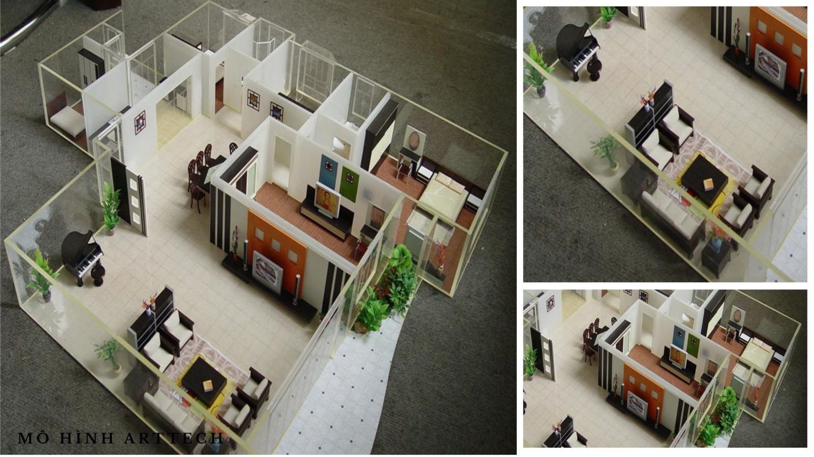 mẫu nội thất sa bàn đẹp