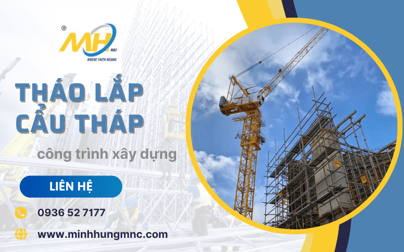 tháo lắp cẩu tháp