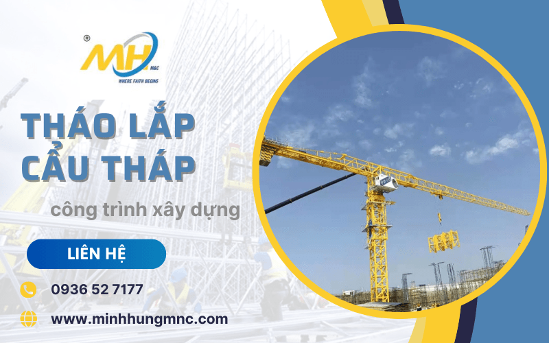 tháo lắp cẩu tháp