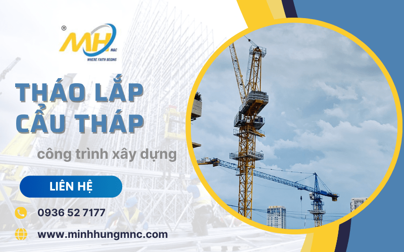 tháo lắp cẩu tháp