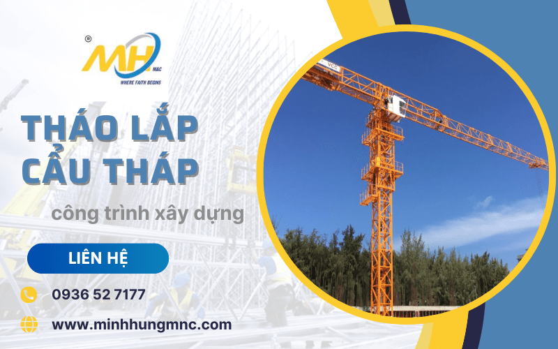 tháo lắp cẩu tháp