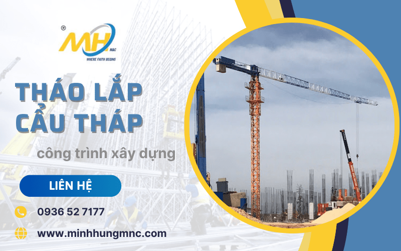 tháo lắp cẩu tháp