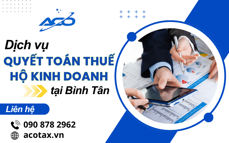 quyết toán thuế hộ kinh doanh Bình Tân