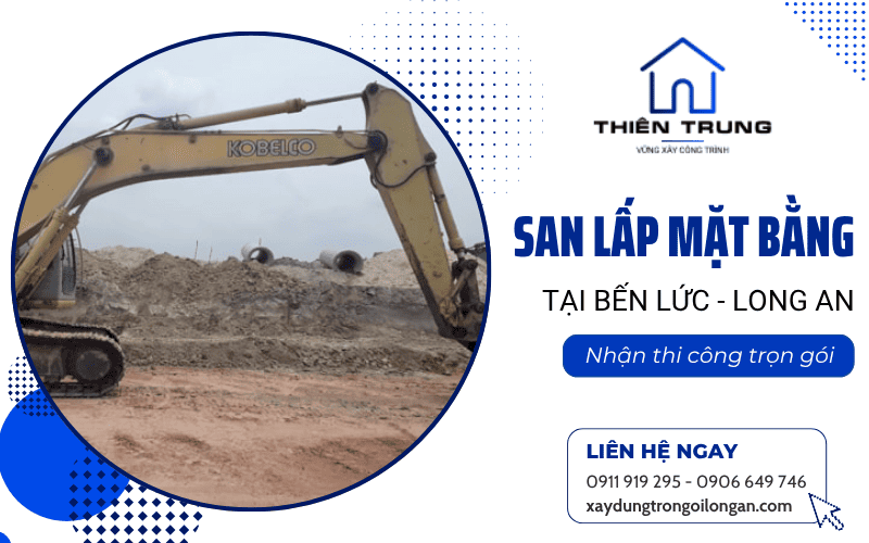 San lấp mặt bằng Bến Lức