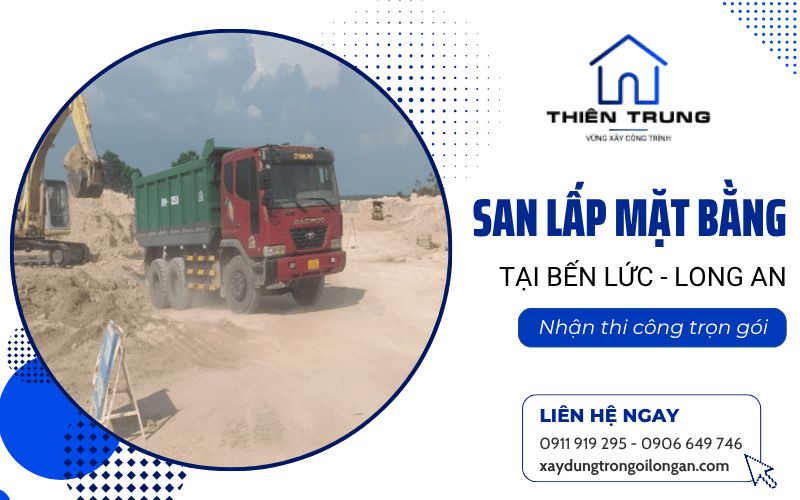 San lấp mặt bằng Bến Lức