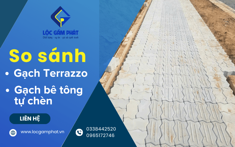gạch bê tông tự chèn