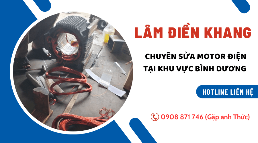 sửa chữa motor điện
