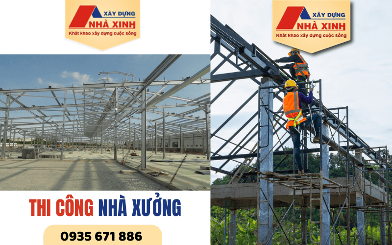Thi công nhà xưởng