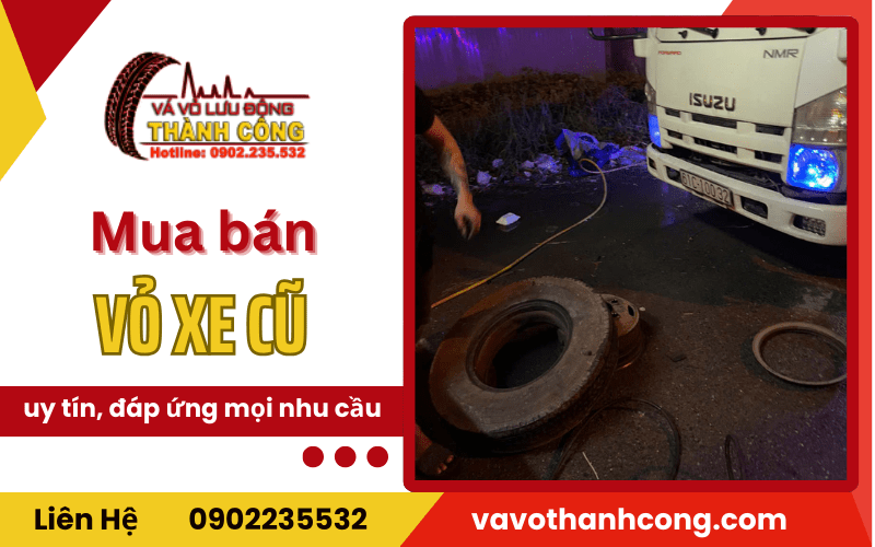 vỏ xe cũ