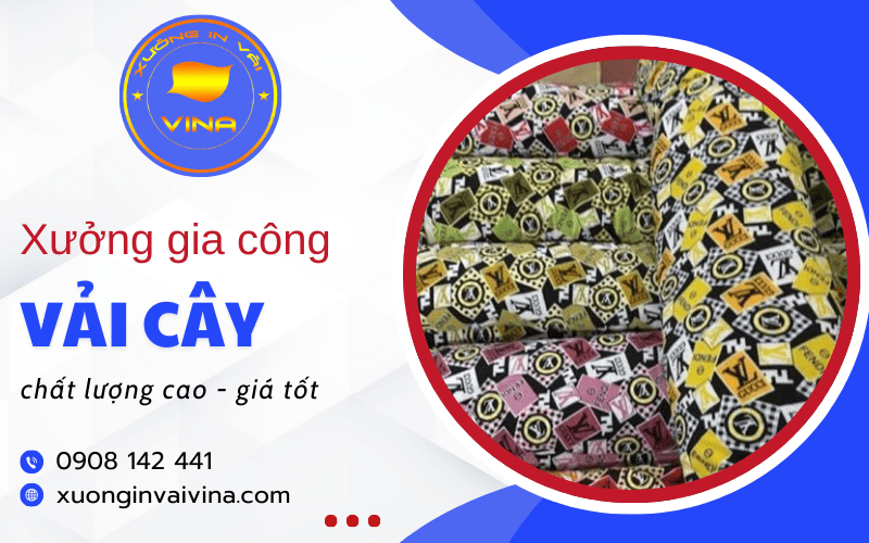 Xưởng chuyên gia công vải cây